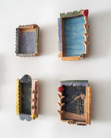 Young Space | Lovely ceramic tablet-like works living in their own frames by Kim Hono via @mizusai_ 🧡 #ceramics #sculpture #kimhono #ceramicist… | Instagram Ceramic Framed Art, Ceramic Frame Ideas, Ceramic Diorama, Ceramic Picture Frames, Ceramic Wall Art Sculpture, Ceramic Picture Frame, Ceramic Book, Clay Frame, Ceramic Frame