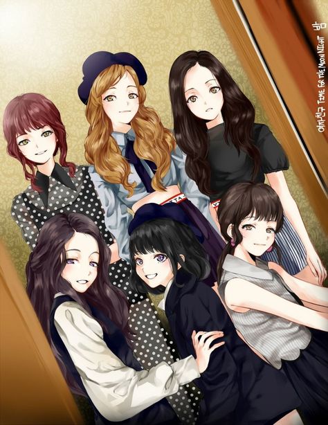 Girls Group Dp, Anime Group Of Friends, Group Dp, Friends Anime, Best Friends Cartoon, Anime Group, Girls Group, Anime Friendship, Friend Cartoon