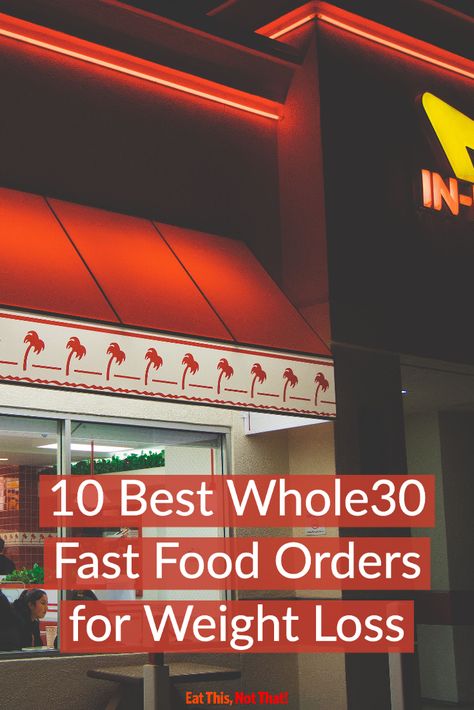 If you thought following the Whole30 diet at home was hard, just wait until you eat out. Luckily, nutritionists hand-picked the best Whole30-compliant fast food orders. #whole30 #fastfood #healthyfastfood #fastfoodorders #whole30fastfood Whole 30 Fast Food Options, Fast Food Orders, Fast Food Salads, Protein Box, Whole30 Diet, 30 Diet, Best Fast Food, Fast Food Items, Fast Casual Restaurant