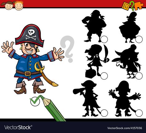 Pirate Sonic And Shadow, Pirate Shadow The Hedgehog, Match The Shadow Worksheet, Farm Animal Shadow Matching, Animal Shadow Matching Free Printable, Game For Preschool, Shadow Matching, Hand Shadows, Logic Games