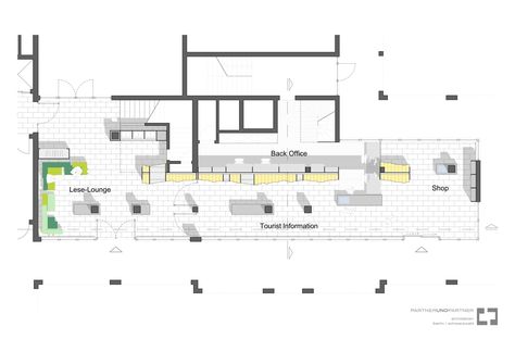 Gallery of Tourist Information Baiersbronn / PARTNERUNDPARTNER architekten - 20 Tourist Information Center Design, Case Study Design, Collective Housing, Tourist Center, Information Center, Tourist Information, Visitor Center, Architecture Plan, Floor Plan Design