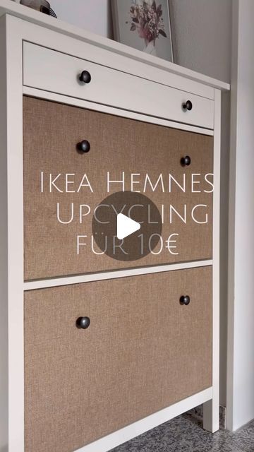 IKEA Hacks & Ideas | Home Inspiration | Houseware & more on Instagram: "💫 IKEA UPCYCLING ♻️

Check out this amazing IKEA Hemnes shoe rack upcycling project by @mej_hyggehome! 🎉 In just 5 minutes, she transforms a basic shoe cabinet into a unique piece using jute wrap. This quick, easy, and budget-friendly hack adds a charming touch to any space. 

Credits to @mej_hyggehome for this creative idea! If you love innovative DIY projects, be sure to follow her for more inspiration. 🌟

What do you think of the result so far? Comment below! 👇

#ikeahemnes #ikeahack #diy #upcycling #shoestorage #interior #beforeandafter #ikeahacksandideas" Ikea Upcycling, Ikea Hemnes Shoe, Ikea Hemnes Shoe Cabinet, Hemnes Shoe Cabinet, Ikea Hack Ideas, Basic Shoes, Ikea Hemnes, Diy Upcycling, Hemnes