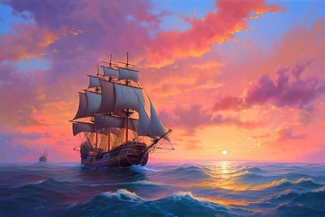 Small Pirate Ship Art, Pirate Ship Painting Easy, Pirate Ship Aesthetic, Pirate Ship Silhouette, Pirate Painting, Pirate Ship Painting, Pirate Ship Drawing, Frigate Ship, Caribbean Aesthetic