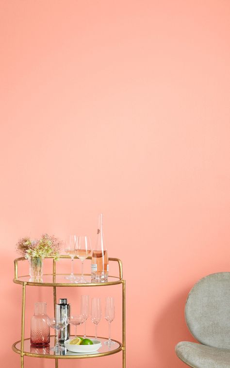 Believe it or not, our experts say some shades of pink are more than just pretty to look at. "Warmer hues such as peach and soft corals are known to help improve focus and boost concentration and creativity, which is perfect for a home office area," Gibbons says. #marthastewart #colorfuldecor #decorideas #diydecor Coral Paint Colors, Pink Paint Colors, Doors Modern, Doors Exterior, Best Paint, Pastel Decor, Best Paint Colors, Retro Interior, Bedroom Paint Colors