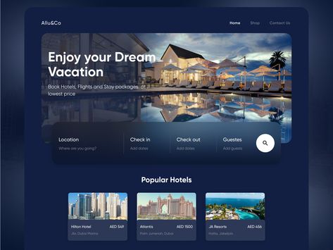 Hotel Landing Page, Booking Website Design, Hotel Presentation, Website Sample, Hotel App, Hotel Website Design, Hotel Booking App, Hotel Booking Website, Online Website Design