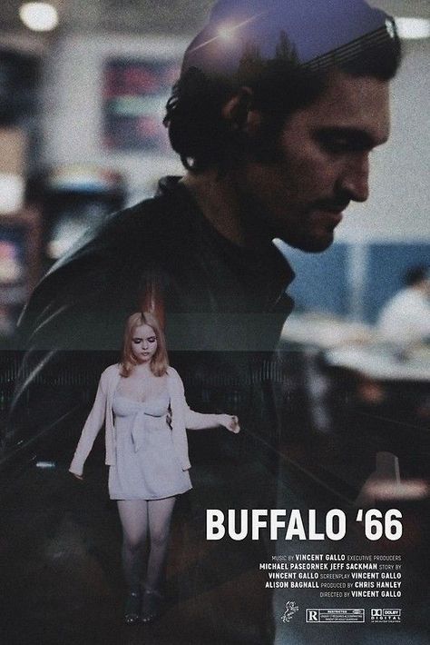 Buffalo 66, Vincent Gallo, Septième Art, Film Poster Design, Movie Poster Wall, Movie Covers, Indie Movies, Cinema Posters, Film Inspiration