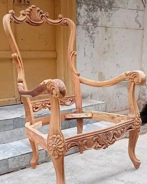 Bedroom Chairs Available on order Contact us for order 03081907374 Rococo Sofa, Italian Furniture Living Room, Antique Luxury, Carved Sofa, Sofa Design Wood, Wood Carving Furniture, Luxury Furniture Sofa, Royal Furniture, Furniture Sofa Set