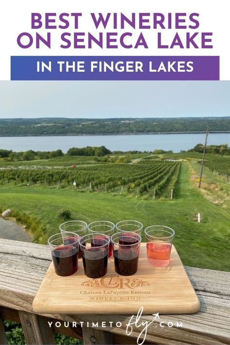 Get the best views for your wine tasting at these wineries on Seneca Lake in the Finger Lakes. These are our picks for the wineries near Watkins Glen. Finger Lakes Wine Tour, Seneca Lake Wineries, Seneca Lake Wine Trail, Seneca Lake Things To Do, Finger Lakes Bachelorette Party, Finger Lakes Wineries, Geneva Ny, England Vacation, Finger Lakes Ny