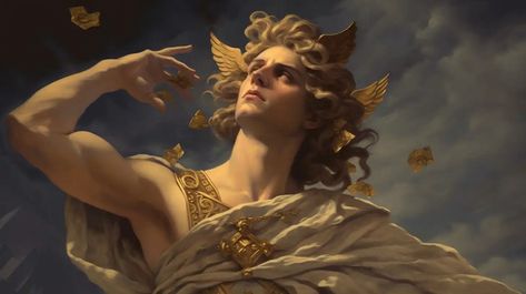 Greek God Of Light, Apollo Mythology, Apollo Greek Mythology, Apollo Aesthetic, Apollo Greek, Apollo Statue, Irish Mythology, Norse Goddess, Ancient Goddesses