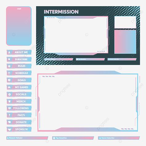 Overlay Template, Stage Background, Twitch Overlay, Star Background, Light Blue Background, Design Light, Simple Lighting, Blue Dot, Free Vector Graphics