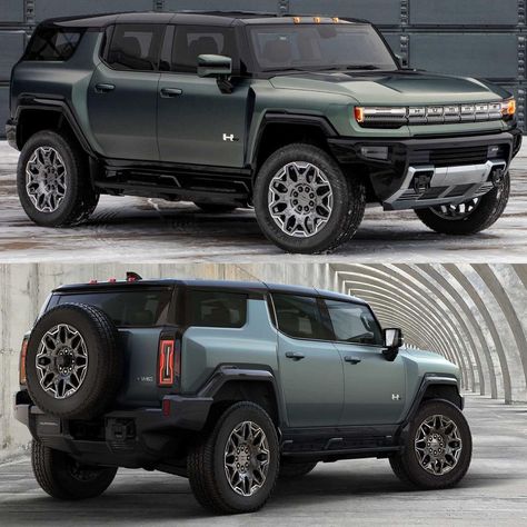 Electric Car News on Instagram: “The SUV variant of the upcoming GMC Hummer EV has been unveiled. Link in bio for all you need to know 👉 @electriccarnews ⚡️…” Hummer Ev Suv, New Hummer, Offroad Suv, Hummer Ev, Hummer Truck, Ev Suv, Airplane Car, New Luxury Cars, Hummer Cars