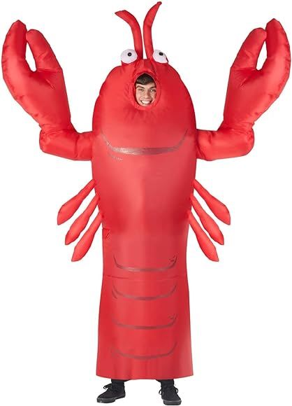 Morph Inflatable Giant Lobster Costume for Adults : Amazon.ca: Clothing, Shoes & Accessories Lobster Halloween, Under The Sea Costumes, Larry The Lobster, Lobster Costume, Giant Lobster, Sea Costume, Boys Costumes, Inflatable Costumes, Red Y