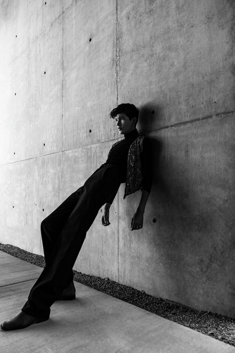 Industrial Photoshoot Ideas Fashion, Portfolio Photoshoot Men, Brutalist Fashion Photography, Editorial Model Photography, Dark Photoshoot Background, Poses For Digitals, Perspective Fashion Photography, Concrete Fashion Editorial, Outside Street Photoshoot Ideas