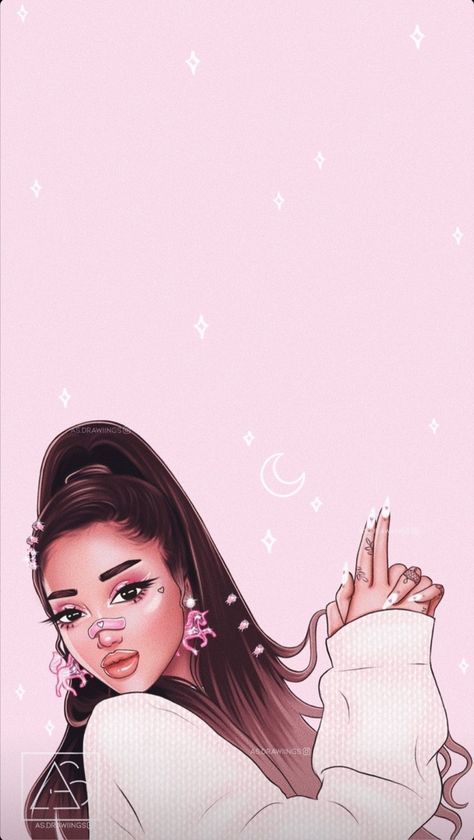 Anime Ariana Grande, Ariana Grande Art, Ariana Grande Outfits Casual, My Everything Ariana Grande, Ariana Grande Tattoo, Ariana Grande Anime, Ariana Grande Background, Ariana Grande Fragrance, Ariana Grande Drawings