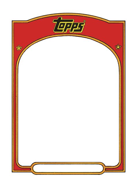 Sports trading card templet. Baseball Card Template, Trading Card Template, Printable Sports, Online Cards, Card Templates Printable, Baseball Trading Cards, Card Templates Free, Online Trading, Frame Template