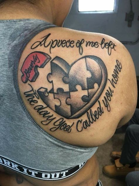 A must have tattoos for Jermaine , Calvin, Alvin Piece Of My Heart Tattoo, My Heart Tattoo, Sharpie Tattoo, Symbol Meanings, Brother Tattoo, Rip Tattoos For Mom, Rip Tattoos, Tattoos For Dad Memorial, Grandma Tattoos