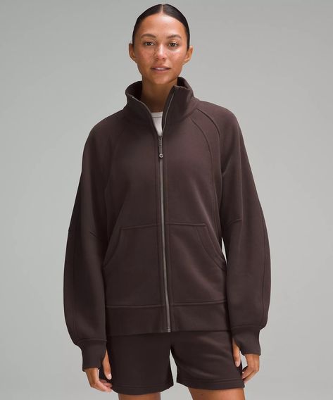 Scuba Oversized Funnel-Neck Full Zip | Women's Hoodies & Sweatshirts | lululemon | Lululemon (US) Scuba Sweatshirt, Scuba Jacket, Lululemon Scuba Hoodie, Lululemon Scuba, Half Zip Hoodie, Women's Hoodies, Lululemon Jacket, Oversized Pullover, Lululemon Women