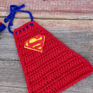 Crochet Superman, Superman Cape, Superman Baby, Girls Cape, Fox Crochet, Cape Set, Superhero Cape, Superhero Costume, Fox Hat