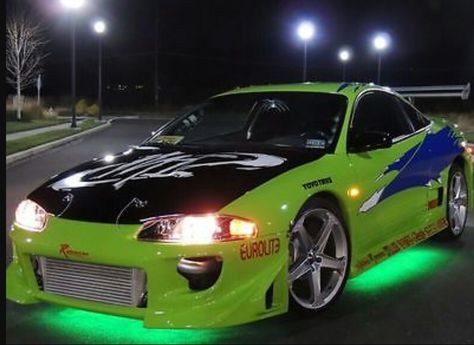 Mitsubishi Eclipse Fast And Furious, Paul Walker Car, Kereta Sport, Serie Bmw, Best Jdm Cars, Rc Autos, Street Racing Cars, Mitsubishi Eclipse, Street Racing