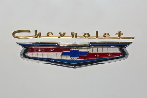 1956 Chevrolet 210 Emblem Chevrolet Emblem, Chevrolet Car, Car Scene, 1955 Chevy, Car Tattoos, 55 Chevy, Car Emblem, Nice Cars, Hood Ornaments