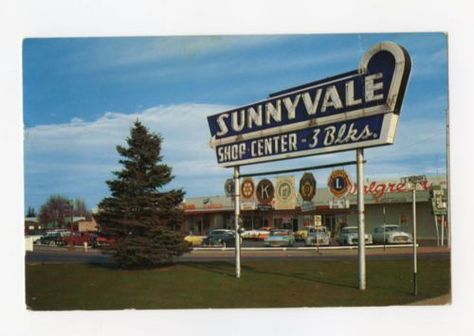 Emily's virtual rocket : Sunnyvale, California Sunnyvale California, Historical Timeline, Vernacular Architecture, Peachy Keen, Vintage California, Jelly Bean, South Bay, Postcards For Sale, The Old Days