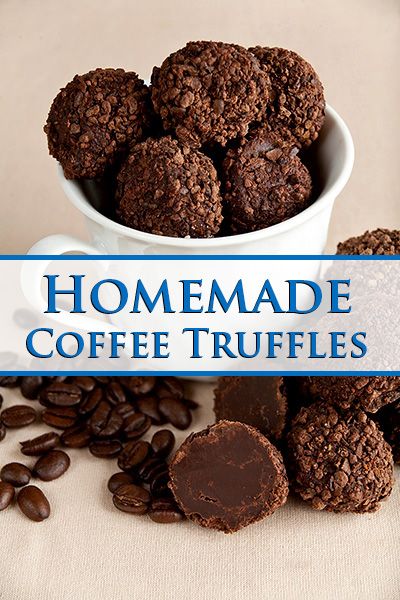 Coffee Truffles Easy, Coffee Candy Recipe, Coffee Truffles Recipe, Coffee Balls, Coffee Truffles, Dark Chocolate Coffee, Truffle Recipes, Homemade Truffles, Dessert Truffles