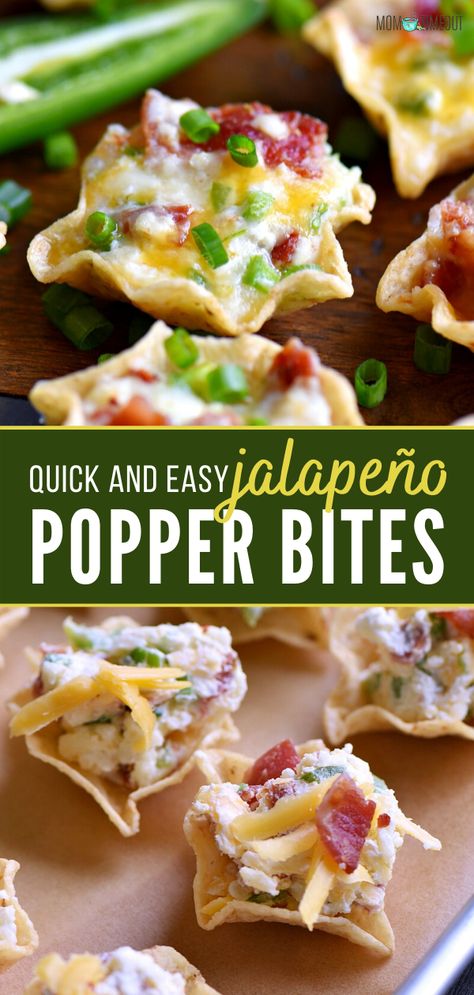 Popper Bites, Jalapeno Popper Bites, Bite Size Appetizers, Football Party Food, Jalapeno Popper, Tailgate Food, Favorite Appetizers, Football Food, Jalapeno Poppers