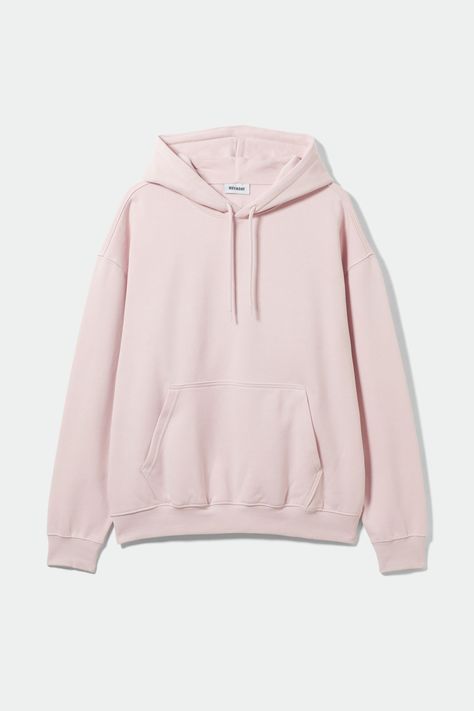 An oversized hoodie you won't want to take off, made from an ultra soft cotton  and recycled polyester fleece jersey. It has a slouchy look with dropped shoulders, a kangaroo pocket and a big roomy hood.Size M measures 140 cm in chest circumference, 74 cm in length and 61 cm in sleeve length. Pink Hoodie Outfit, Pastel Hoodie, Hoodie Png, Light Pink Hoodie, Shop Hoodies, French Terry Hoodie, Zara Sweater, Hoodie Outfit, Oversized Hoodie