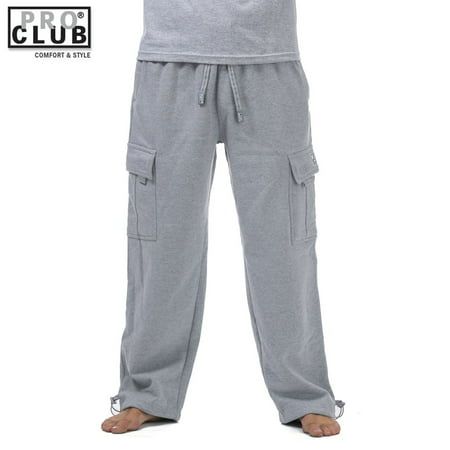 Pro Club Sweats, Cargo Pants Gray, Cargo Sweatpants, Pro Club, Hip Hop Jeans, Club Fits, Sports Game, Polyester Pants, Grey Sweatpants