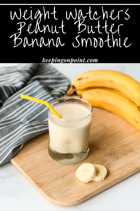 Peanut Butter Banana Smoothie – Keeping On Point Peanut Butter Powder Smoothie, Peanut Butter Banana Recipes, Peanut Butter Banana Smoothie Recipe, Peanut Butter Powder Recipes, Keeping On Point, Peanut Butter Protein Shake, Peanut Butter Shake, Protein Powder Smoothie, Banana Protein Smoothie