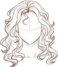 Curly Hairstyles Sketch, How To Draw Wavy Hair, Curly Hair Drawing Reference, Soft Waves Hair, Messy Curly Hair, Sketch Reference, Drawing Hairstyles, Pelo Anime, Curly Hair Drawing