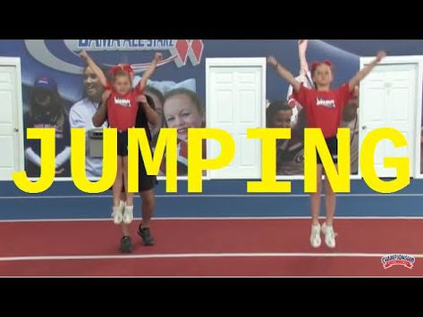 Peewee Cheerleading, Cheer Exercises, Easy Cheer Stunts, Peewee Cheer, Cheerleading Stunting, Youth Cheerleading, Cheerleading Jump, Cheer Jumps, Softball Pics