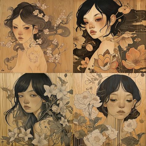 Audrey Kawasaki Midjourney style | Andrei Kovalev's Midlibrary Audrey Kawasaki Art, Caia Koopman, Guy Bourdin, Audrey Kawasaki, Grunge Outfit, Hieronymus Bosch, Aesthetic Grunge Outfit, Exotic Bird, Cyberpunk Character