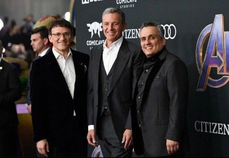 Anthony Russo, Bob Iger and Joe Russo at the Avengers Endgame World Premiere April 22, 2019 The Avengers Endgame, Bob Iger, Oscar Nominations, Joe Russo, Sam Worthington, Jordan Peele, Kevin Feige, Ph 1, Arrested Development