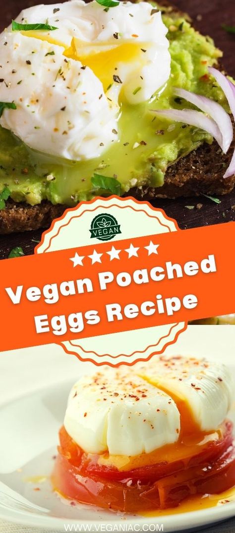 Vegan Poached Egg, Just Eggs Vegan Recipes, Vegan Eggs Recipes, Vegan Eggs Benedict, Gourmet Vegan Recipes, Poached Eggs Recipe, Vegan Gourmet, Beautiful Brunch, Recipe For Hollandaise Sauce