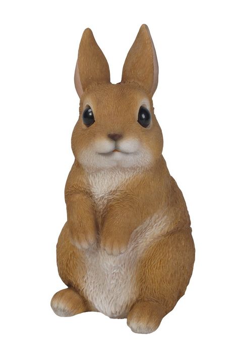 Standing Rabbit, Rabbit Statue, Rabbit Garden, Bear Statue, Bird Bath Fountain, Small Rabbit, Outdoor Garden Statues, Fairy Statues, Gnome Statues