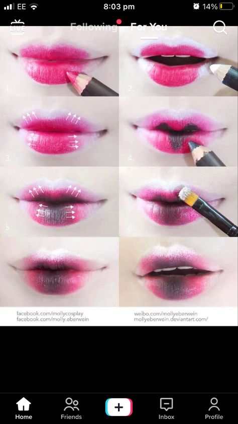 Yami Kawaii Makeup, V Kei, Visual Kei Makeup, Gyaru Makeup, Learn Makeup, Lipstick Designs, Swag Makeup, Make Up Inspo, Edgy Makeup