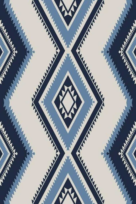 Ethnic southwest geometric pattern. Aztec Navajo geometric diamond shape seamless pattern. Ethnic southwest zigzag pattern use for textile, carpet, rug, tapestry, cushion, upholstery, wallpeper Blue Aztec Pattern Wallpaper, Navajo Designs Pattern, Navajo Wallpaper, Aztec Pattern Wallpaper, Navajo Fabric, Aztec Pattern Art, Aztec Pattern Design, Rug Tapestry, Aztec Wallpaper