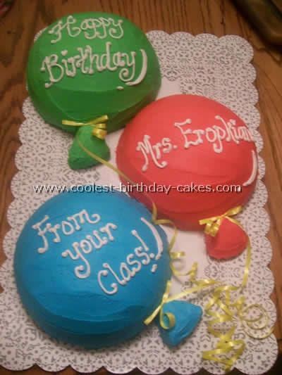 I so want to make this cake for Tyler's balloon party, but not sure if my bowls are this round. Balloon Birthday Cake, Birthday Cake Photos, I Have Changed, Diy Birthday Cake, Cake Photos, Homemade Birthday Cakes, 1st Birthday Cakes, Our Birthday, Balloon Cake