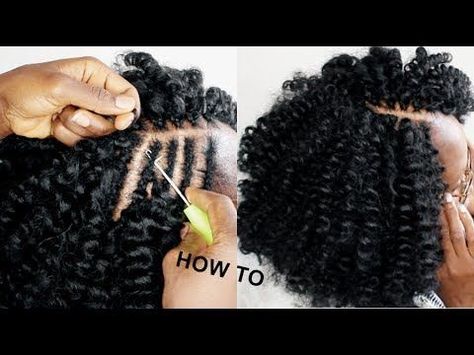 VERY EASY: CROCHET BRAIDS UNDER 1 HOUR | HOW TO [Video] - https://blackhairinformation.com/video-gallery/easy-crochet-braids-1-hour-video/ Easy Crochet Braids, Crochet Braids Hairstyles Curls, Wand Curl Crochet Hair, Crochet Braids Marley Hair, Crochet Braid Pattern, Braids Natural, Braids Easy, Braids Short, Very Easy Crochet