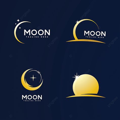 Moon Logo Design Creative, Moon Logo Design, Shape Png, Road Logo, Moon Icon, Logo Design Inspiration Creative, Moon Logo, Fear Of Flying, Luxury Logo