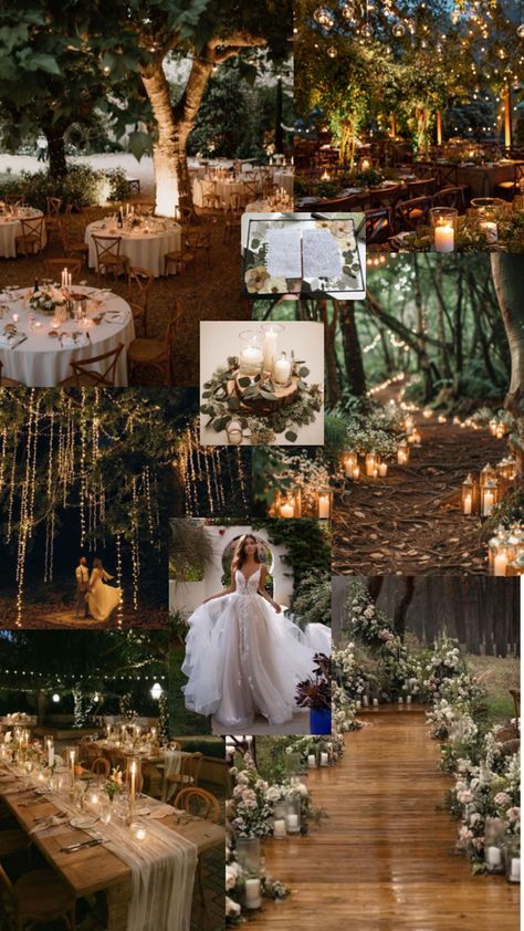 Forest Glam Wedding, Yule Ball Wedding Theme, Twilight Theme Wedding, Hobbit Inspired Wedding, Magical Forest Wedding Theme, Ethereal Forest Wedding, Narnia Wedding Theme, Enchanted Forest Wedding Theme Fairytale, Twilight Wedding Reception