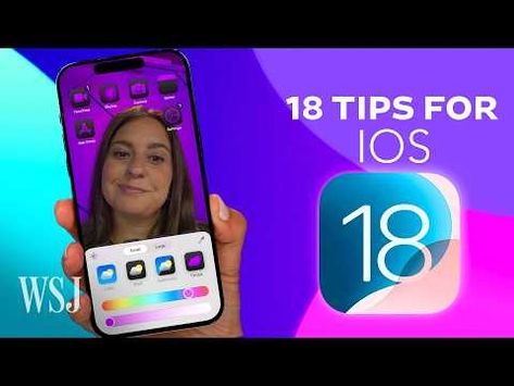 iOS 18: 18 New Features for Apple’s New iPhone Software Update | WSJ - YouTube New Iphone Update, Lock Apps, Control Center, Iphone Hacks, Software Update, Home Screen, Iphone 16, New Iphone, Ios