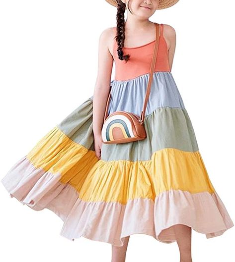 Tutu Design, Girls Dresses Summer Children, Cotton Frock, Toddler Girl Dresses Summer, Kids Summer Dresses, Sun Dress Casual, Boho Baby Girl, Sundress Summer