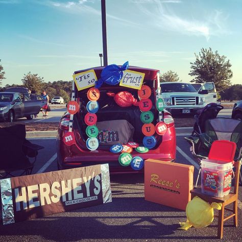 'Tis So Sweet to Trust in Jesus Trunk or Treat Tis So Sweet To Trust In Jesus Trunk, It’s So Sweet To Trust In Jesus Trunk Or Treat, Corn Festival, Jesus Ideas, Church Trunk, Trunker Treat Ideas, Fall Carnival, Kids Carnival, Harvest Fest