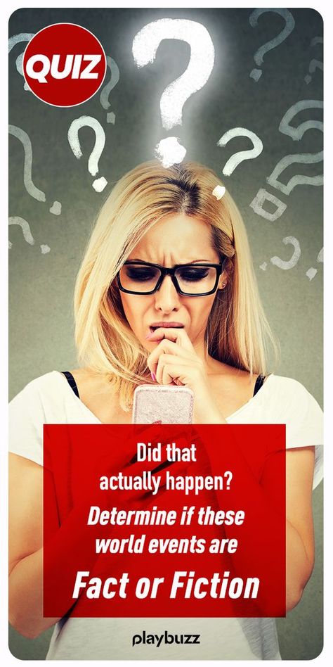 Did That Actually Happen? Determine If These World Events Are Fact or Fiction #quiz #quizzes #buzzfeed #triviaquestionsandanswers #quizzesbuzzfeed #bestfriendquiz #bffquiz Logic Riddles, What Is Fiction, Bff Quizes, Test For Kids, Game Questions, George Patton, Best Friend Quiz, Fact Or Fiction, Playbuzz Quiz