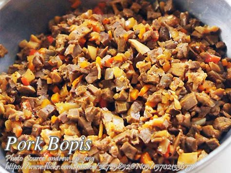 Pork Bopis Recipe | Panlasang Pinoy Meat Recipes Bopis Recipe Filipino Food, Bopis Recipe, Peking Pork, Filipino Ulam, Pinoy Ulam, Pilipino Recipe, Meal With Rice, Recipe Filipino Food, Pinoy Dishes