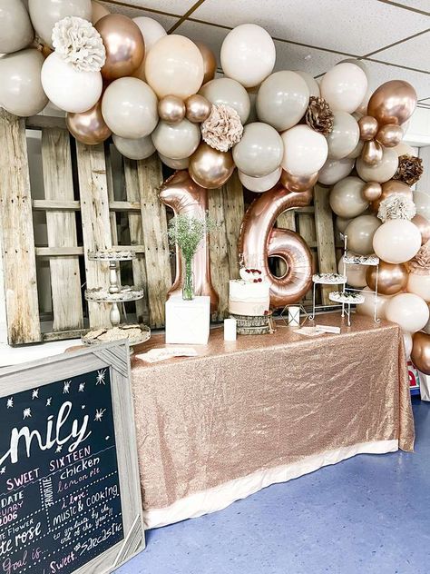 Rustic with a touch of Glam Birthday Party Ideas | Photo 2 of 11 Sweet Sixteen Country Theme, Rustic Sweet 16 Party Ideas, Country Sweet 16 Party Ideas, Backyard Sweet 16 Party Ideas, Glam Birthday Party Ideas, Country Sweet 16, Sweet Sixteen Party Themes, Glam Birthday Party, Sweet 16 Party Planning