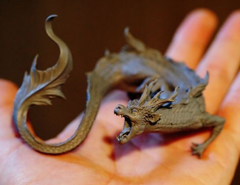 ArtStation - Dragon on the Hand Dragon Anatomy, Gothic Fantasy Art, Clay Dragon, Dragon Sculpture, Creature Artwork, Dragon Statue, Mythical Beast, Dragon Figurines, Fantasy Creatures Art