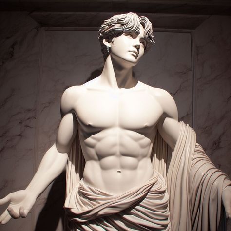 Godlike Pose Reference, Greek Statues Poses, Godly Poses Reference, Greek Statue Poses, God Reference Poses, God Like Poses, Religious Pose Reference, Greek God Poses, Kneeling Pose Reference Drawing